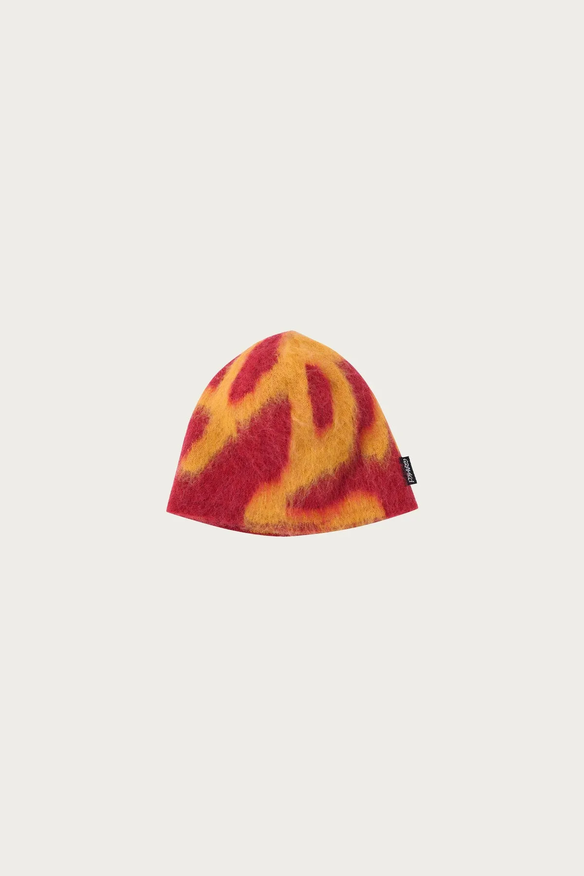 Mohair Burly Runningman Beanie - Burnt Orange sold by Canoe Club