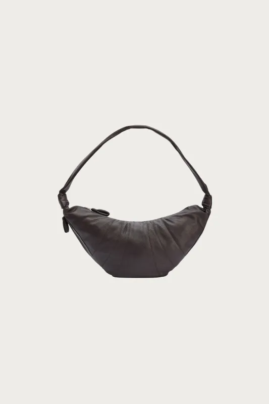 Large Croissant Bag - Dark Chocolate made by Lemaire