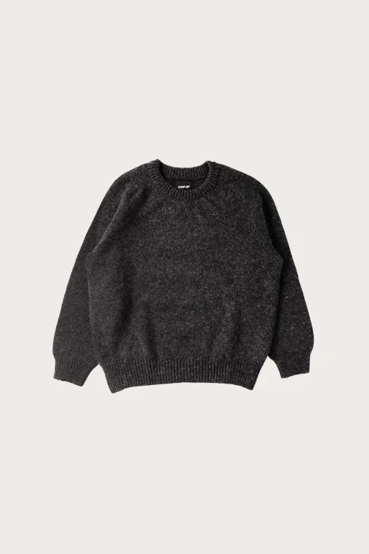Boxy Space Knit - Charcoal made by Howlin'