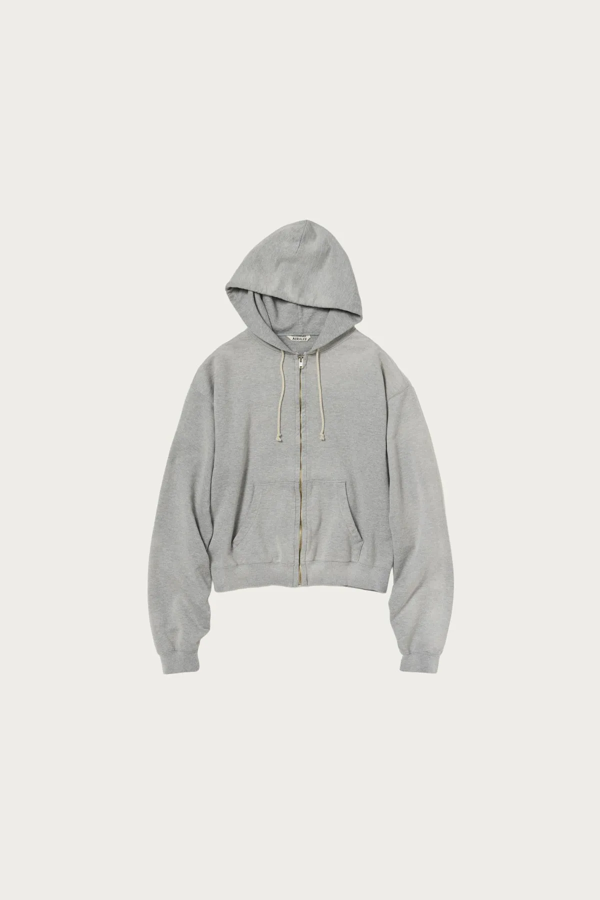 Product Dyed Pima Light Sweat Zip Parka - Top Gray sold by Canoe Club