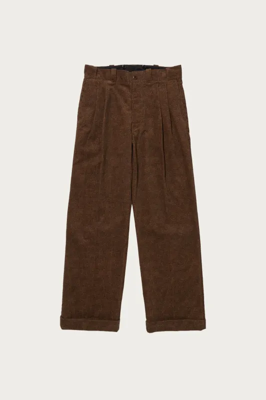 Lot. 201 Work Trousers - Melange Brown made by Taiga Takahashi Mens