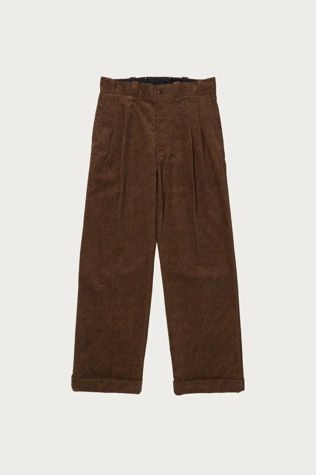 Lot. 201 Work Trousers - Melange Brown sold by Canoe Club