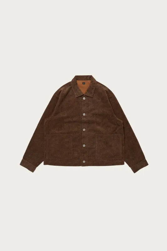Lot. 303 Coverall Jacket - Melange Brown made by Taiga Takahashi Mens