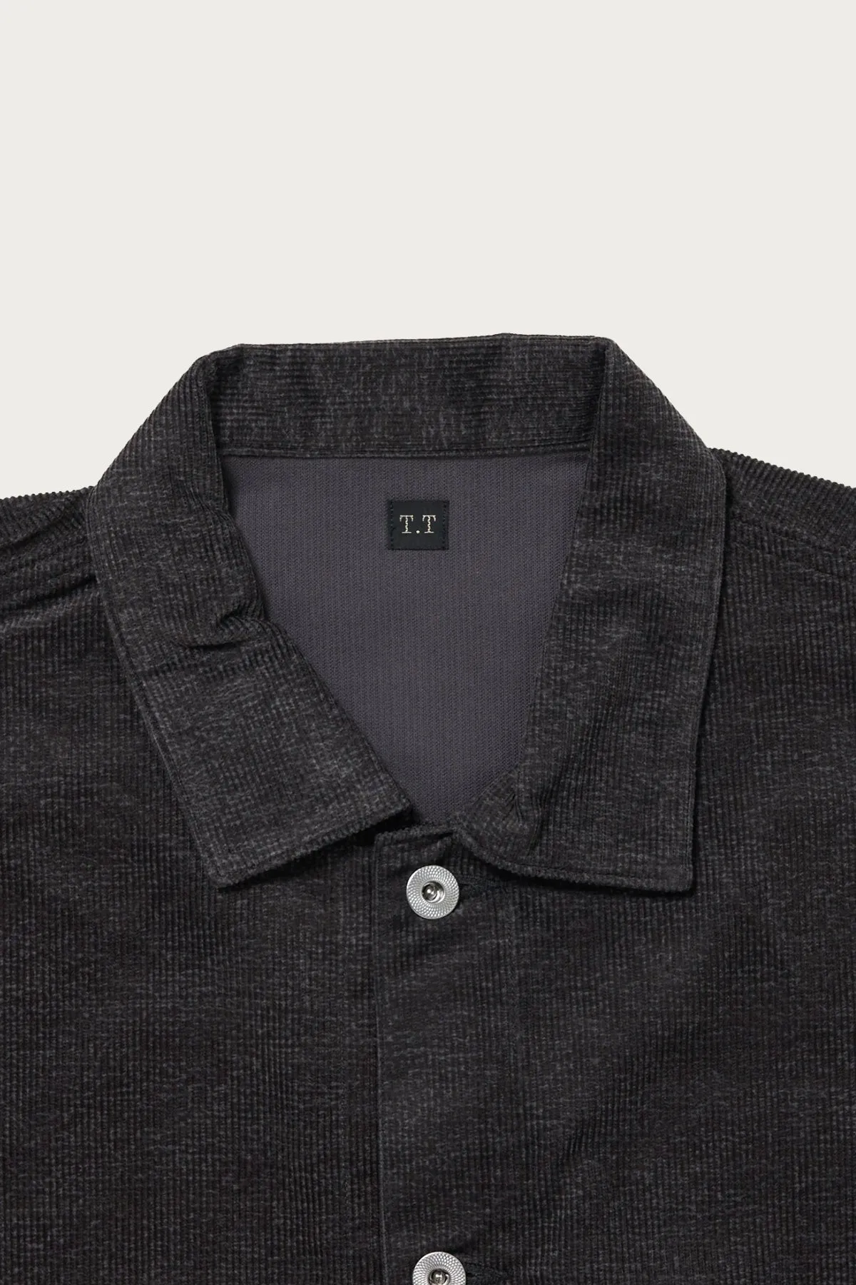 Lot. 303 Coverall Jacket - Melange Charcoal sold by Canoe Club product image thumbnail 2