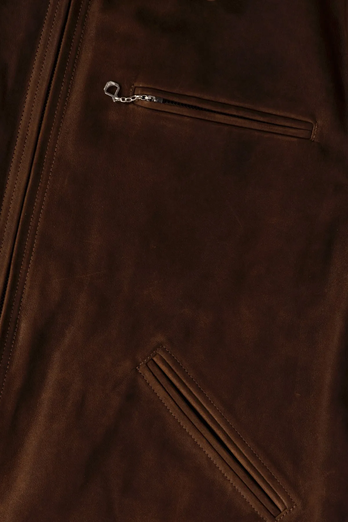 Cow Nubuck Jacket - Brown sold by Canoe Club product image thumbnail 3