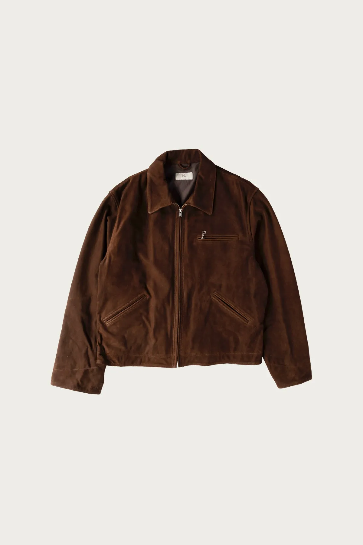 Cow Nubuck Jacket - Brown sold by Canoe Club
