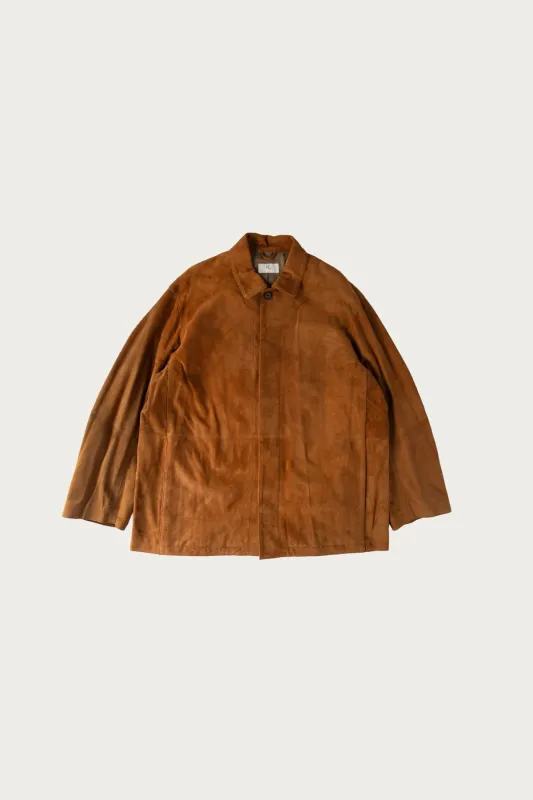 Goatsuede Jacket - Brown made by Herill