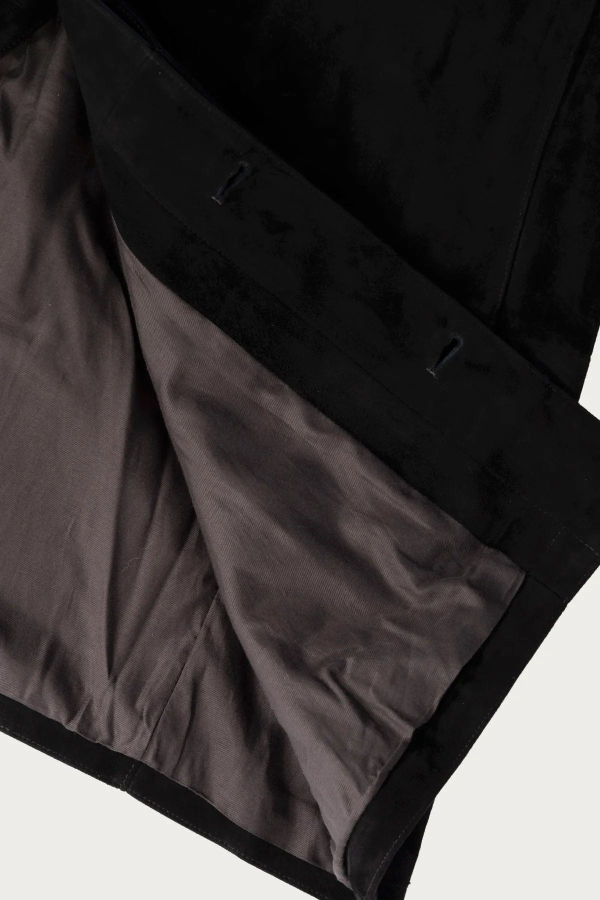 Goatsuede Jacket - Black sold by Canoe Club product image thumbnail 4