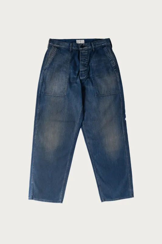 US Navy Denim Trousers - Vintage Worn made by Herill