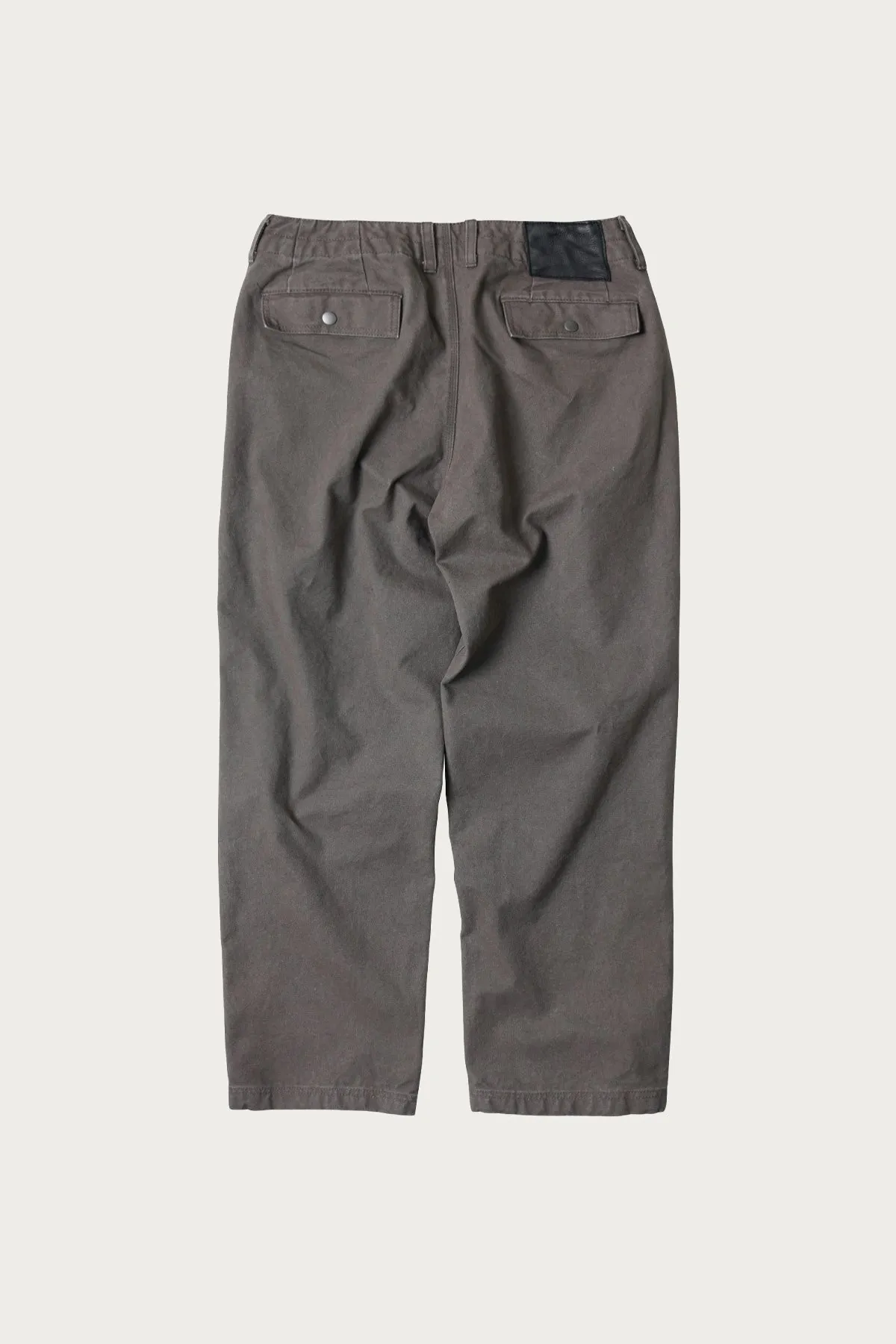 Heavy Canvas Destroyed Double Knee Pants - Mud sold by Canoe Club product image thumbnail 2