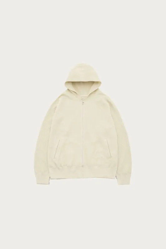 Zip-Up Thermal Hoodie - Natural made by Nanamica