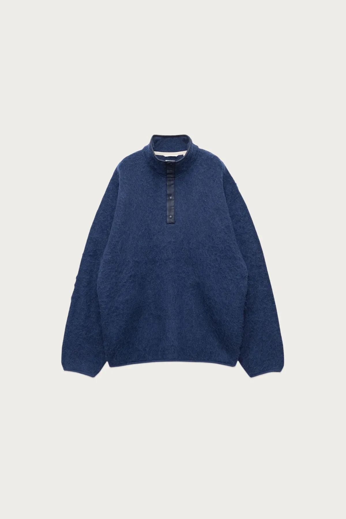 Pullover Mohair Sweater - Navy sold by Canoe Club