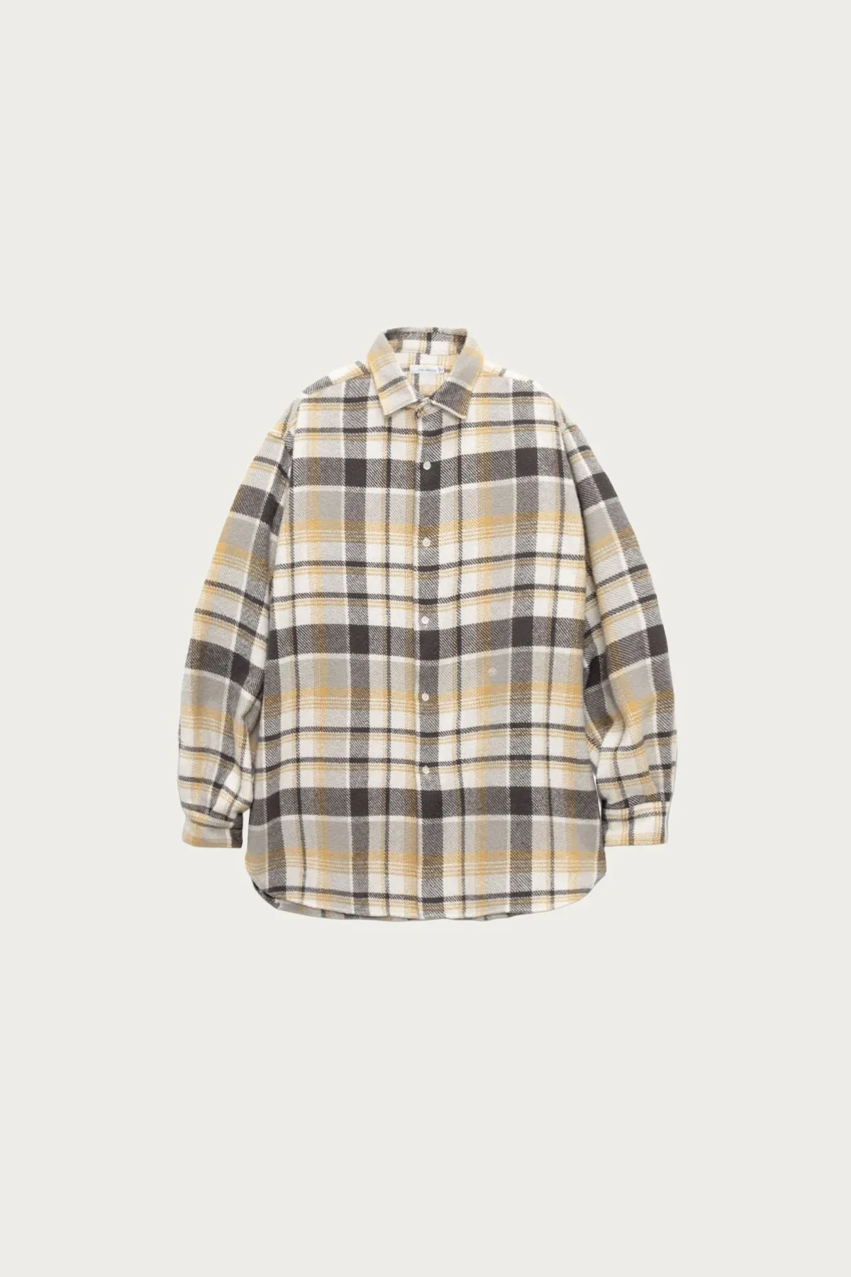 Heavy Flannel Shirt - Grey sold by Canoe Club