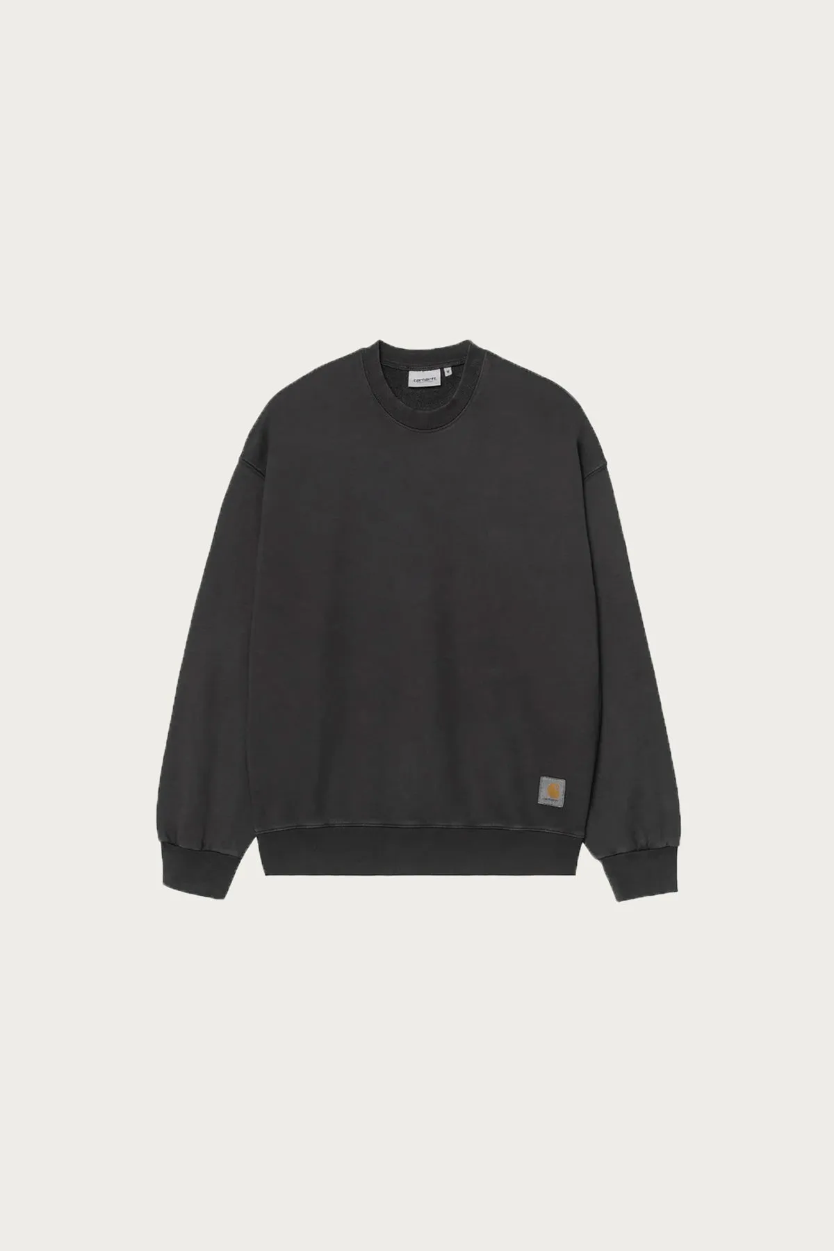 Chalk Wash Hudson Sweat - Black sold by Canoe Club