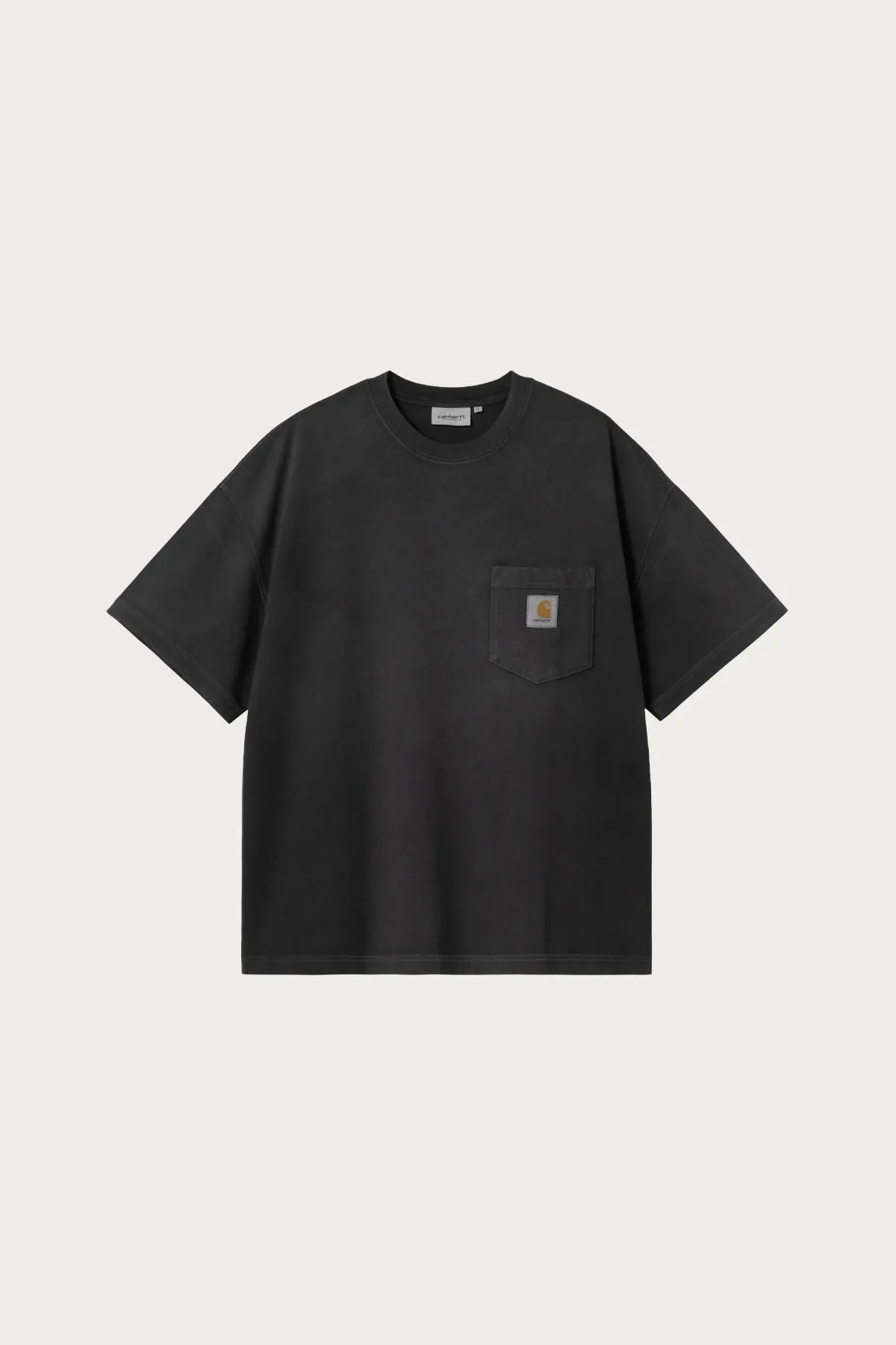 Chalk Wash Hudson Pocket T-Shirt - Black sold by Canoe Club