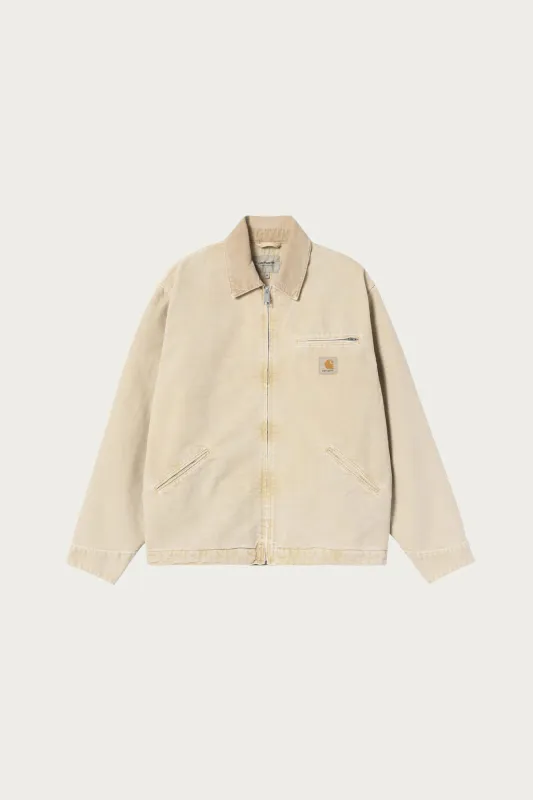 Chalk Wash OG Detroit Jacket - Dusty Hamilton Brown/Dusty Hamilton Brown made by Carhartt