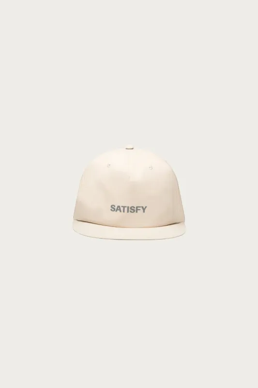 PeaceShell 5 Panel Pinch Cap - Off-White made by Satisfy Running
