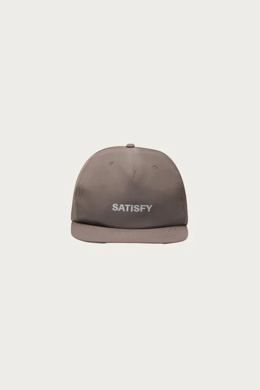 PeaceShell 5 Panel Pinch Cap - Brown made by Satisfy Running