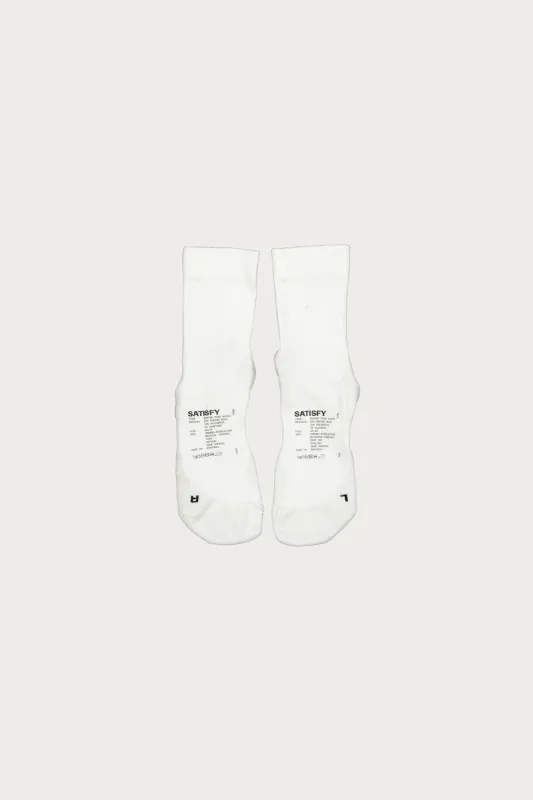 Merino Nylon Tube Socks - Off-White made by Satisfy Running