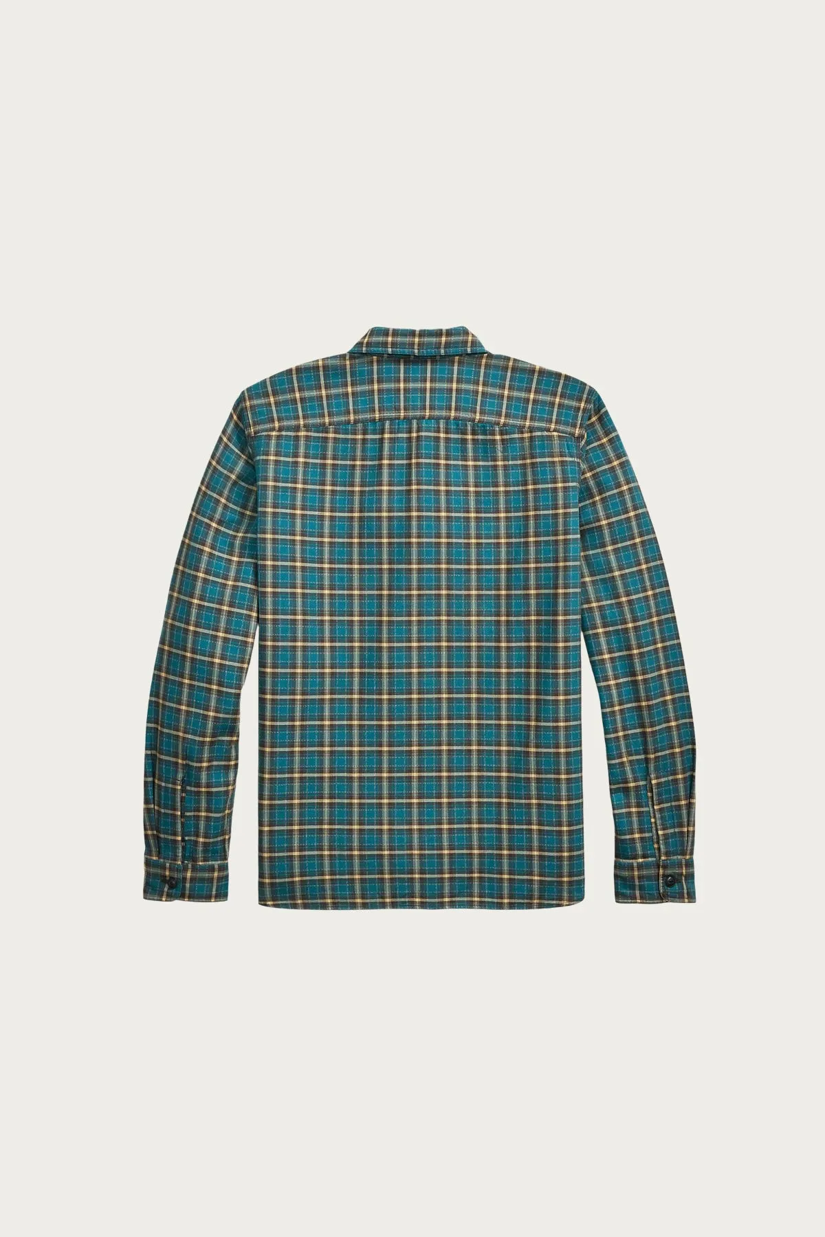 Plaid Twill Workshirt - Teal/Multi sold by Canoe Club product image thumbnail 2