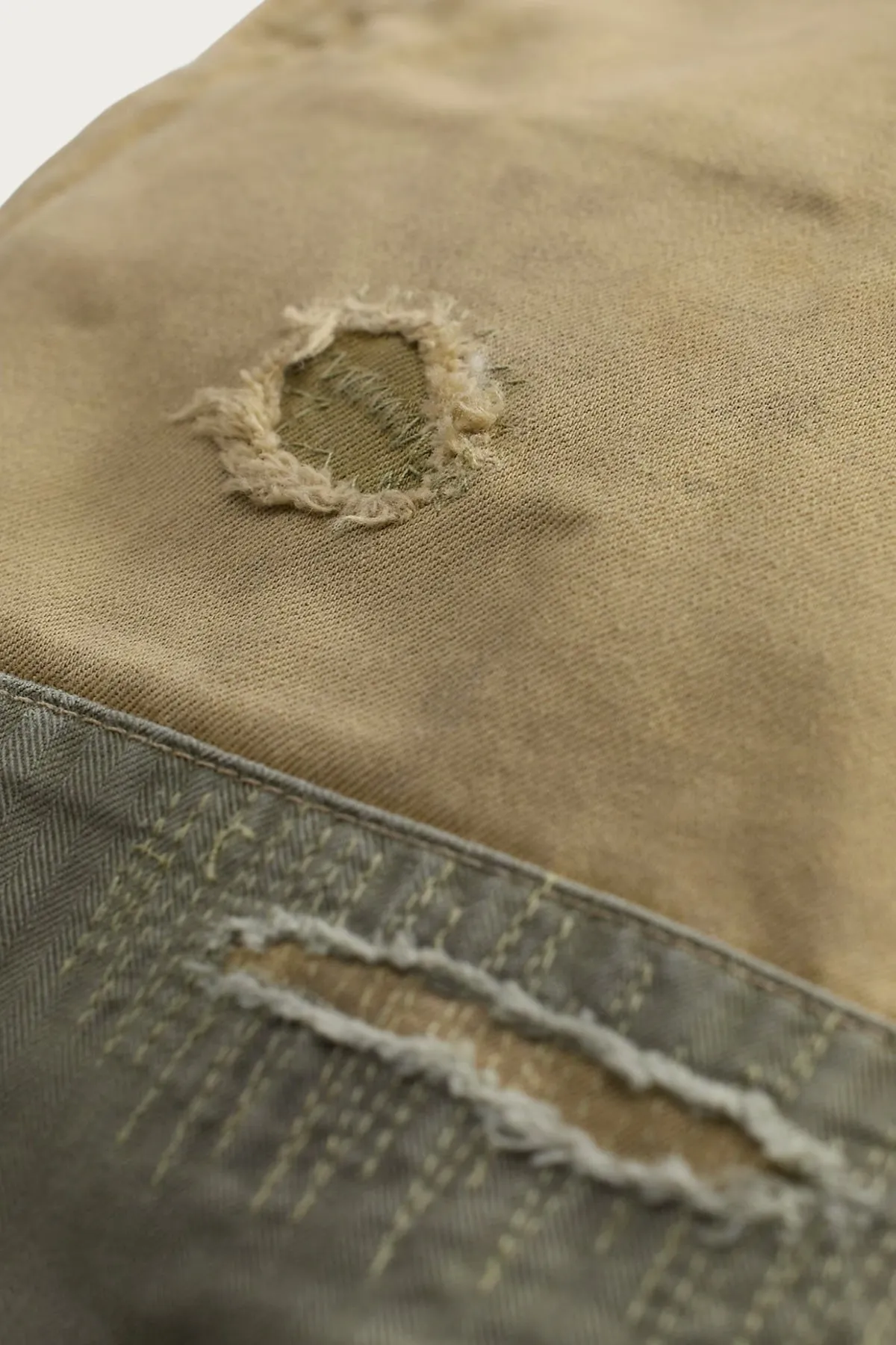 Repaired Chino Field Pant - New Military Khaki w/ Repairs sold by Canoe Club product image thumbnail 4