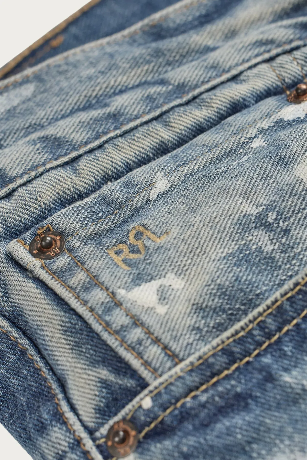 Straight Fit Fenimore Distressed Jean - Fenimore Wash sold by Canoe Club product image thumbnail 3