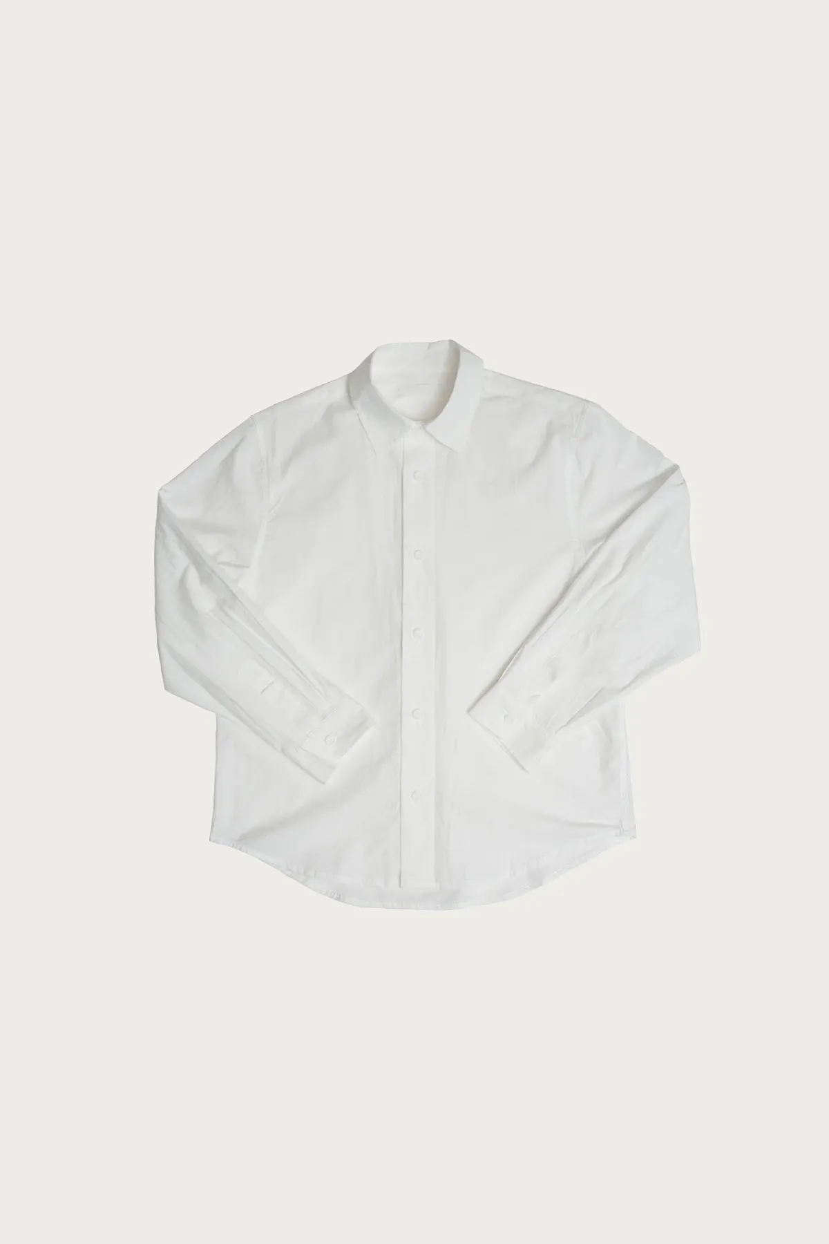 Filter Shirt - Natural Cotton Wool Typewriter Cloth sold by Canoe Club