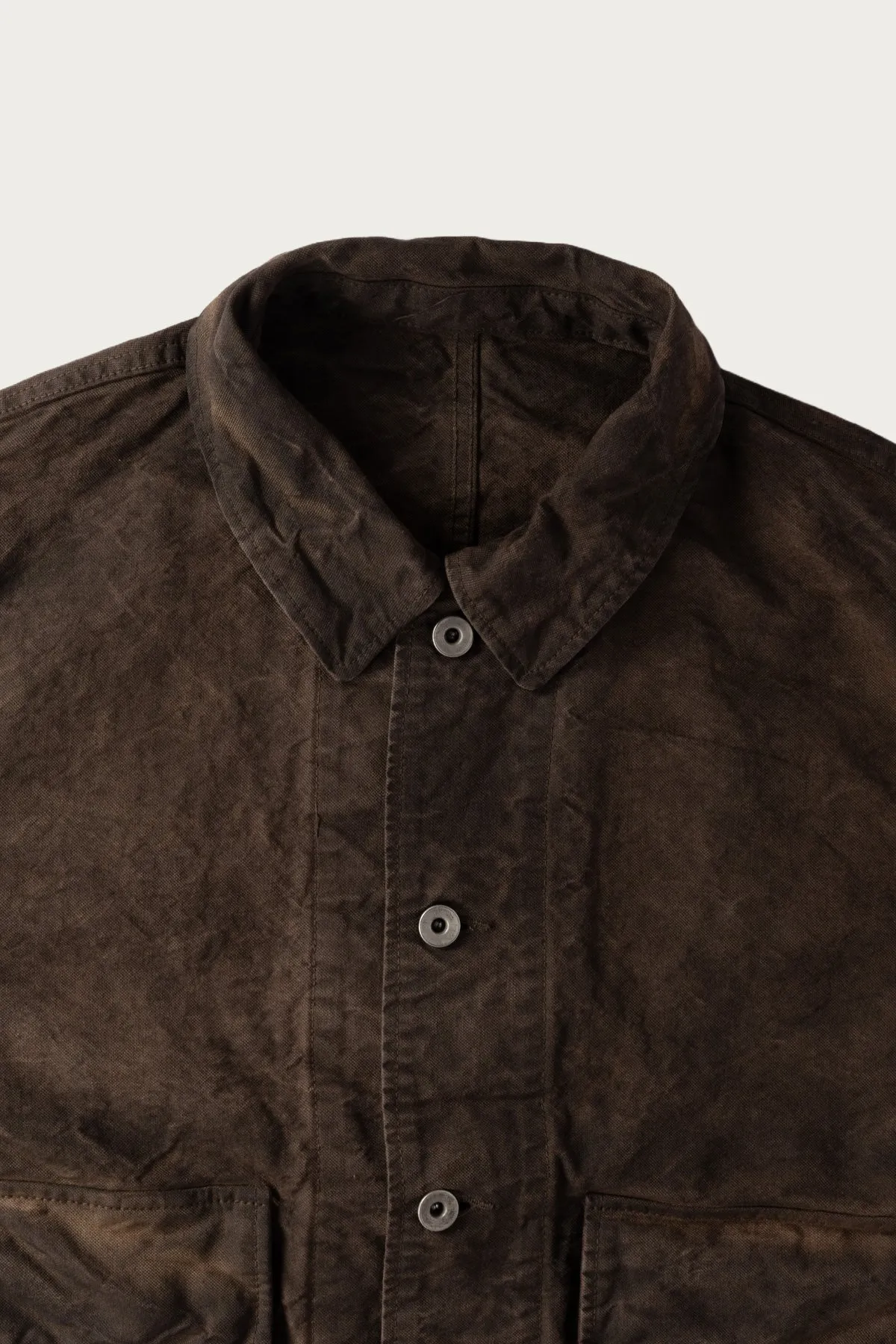 Replica Jacket - Persimmon Garment Dyed Cotton Washi Duck Cloth sold by Canoe Club product image thumbnail 5