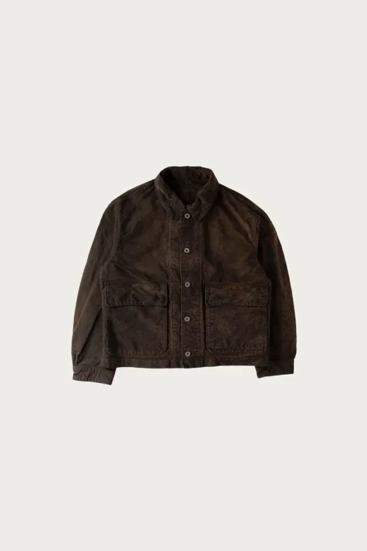 Replica Jacket - Persimmon Garment Dyed Cotton Washi Duck Cloth made by James Coward