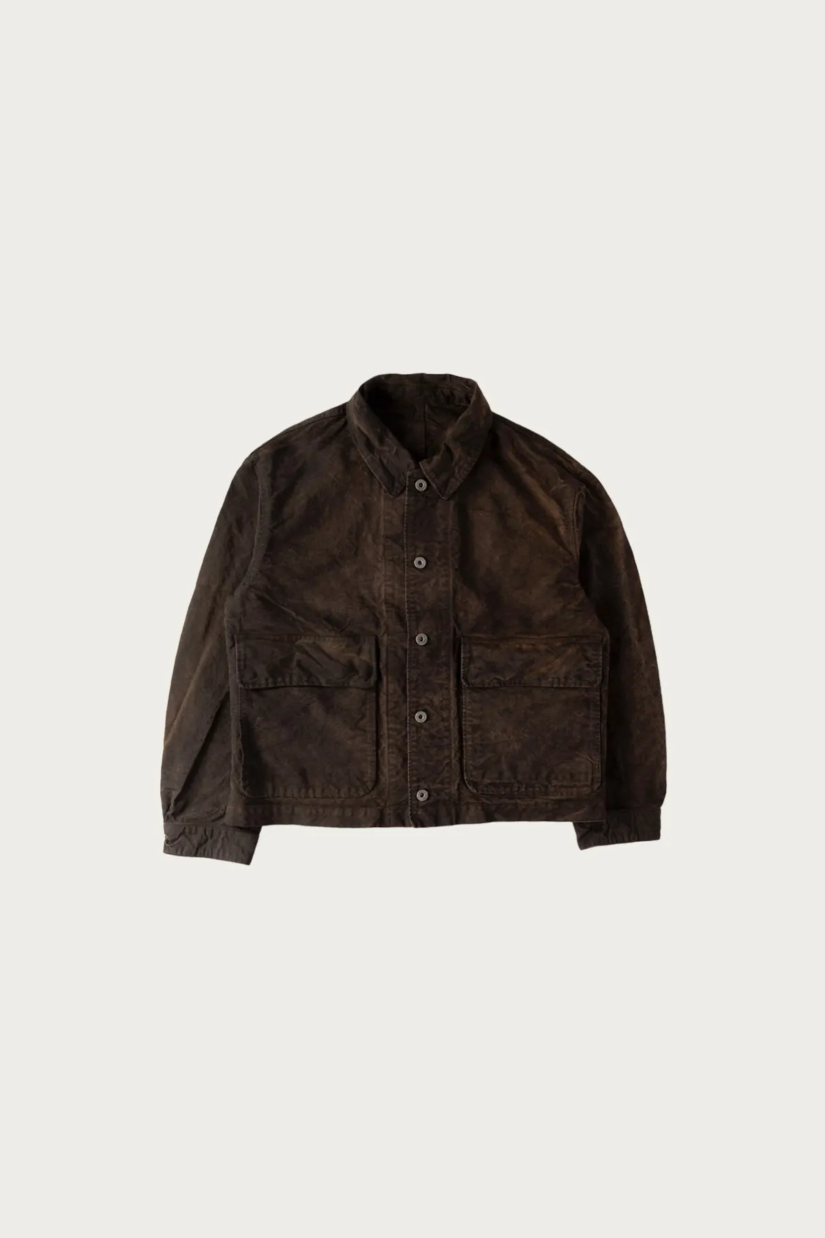 Replica Jacket - Persimmon Garment Dyed Cotton Washi Duck Cloth sold by Canoe Club