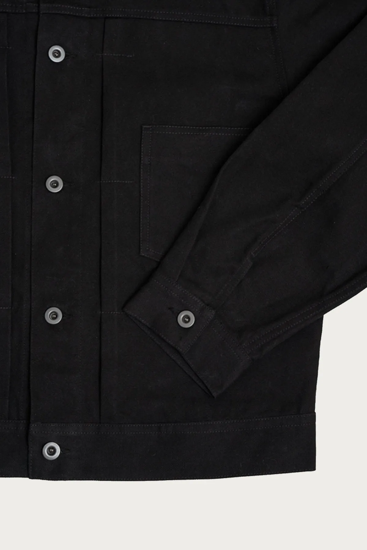 Range Jacket - Black Waxed Cotton Washi Ox sold by Canoe Club product image thumbnail 4