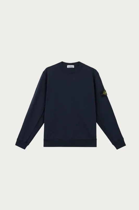 Malfile Fleece "Old" Effect - Navy made by Stone Island