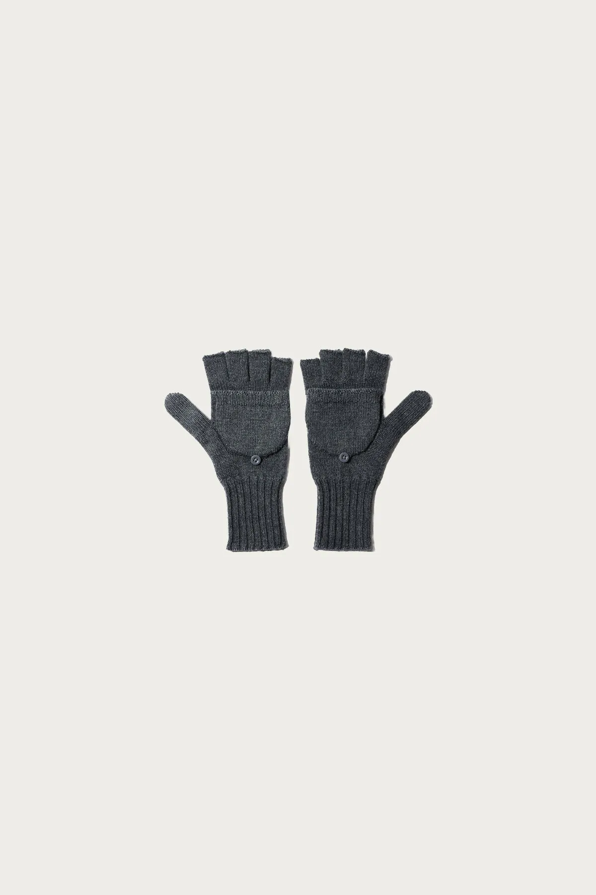 Mitten - Charcoal Merino Wool sold by Canoe Club