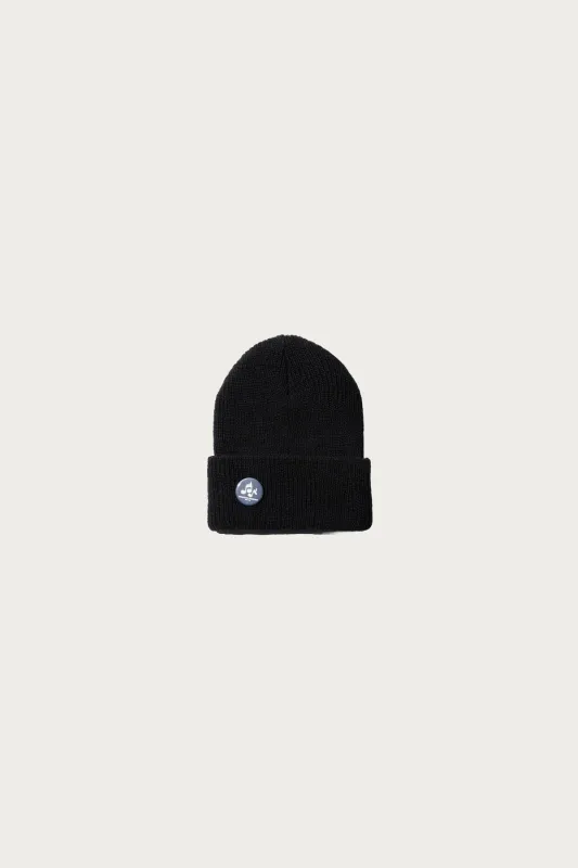 Watch Cap - Black Wool made by Engineered Garments