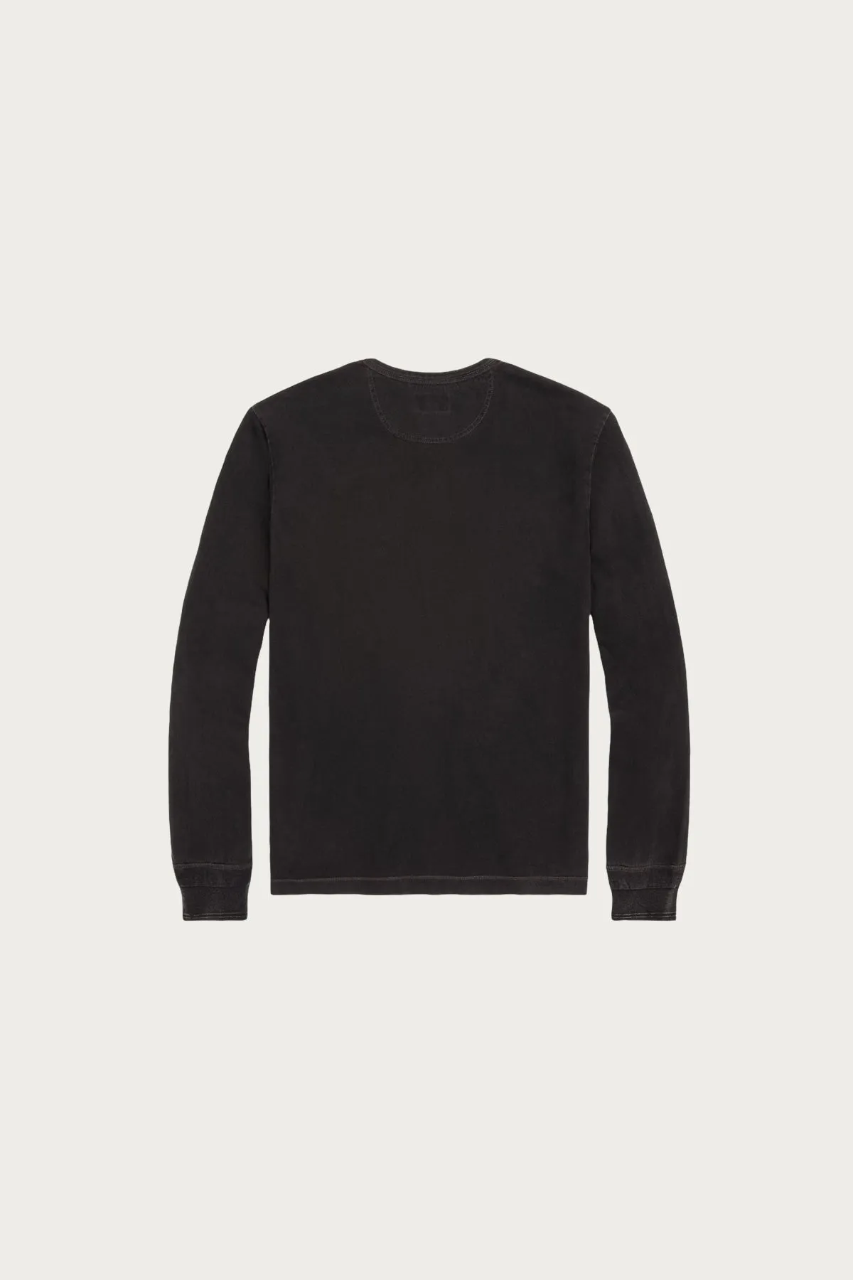 Indigo Jersey Henley Shirt - Sulfur Black sold by Canoe Club product image thumbnail 2