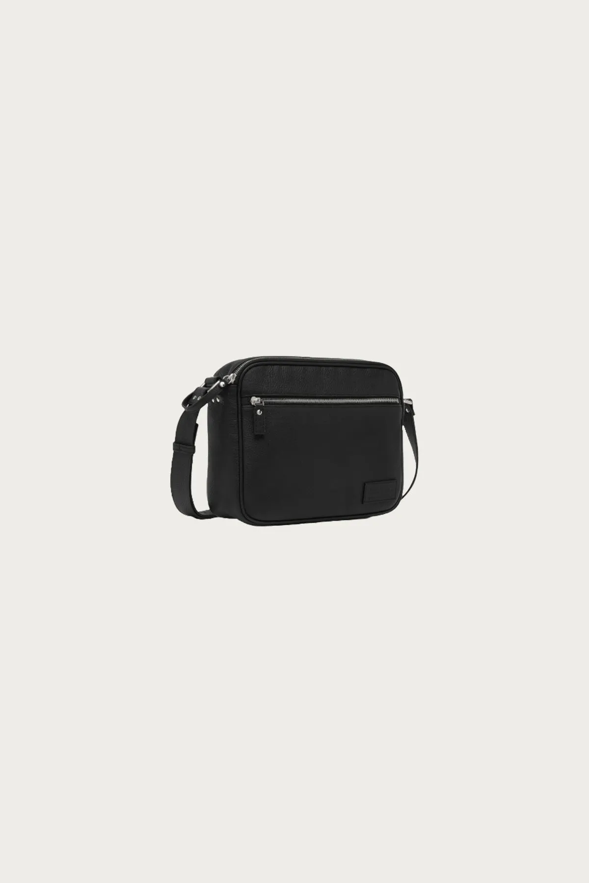 Pebbled Leather Shoulder Bag - Black sold by Canoe Club product image thumbnail 2