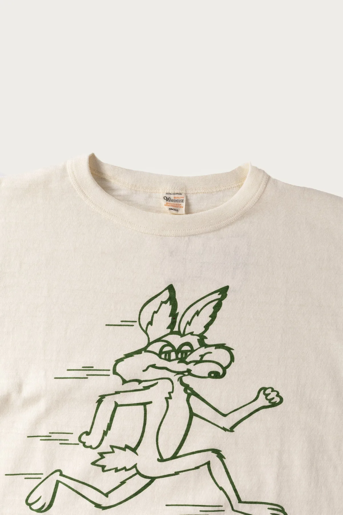 Coyote Baseball Tee L/S - Cream/Light Green sold by Canoe Club product image thumbnail 2