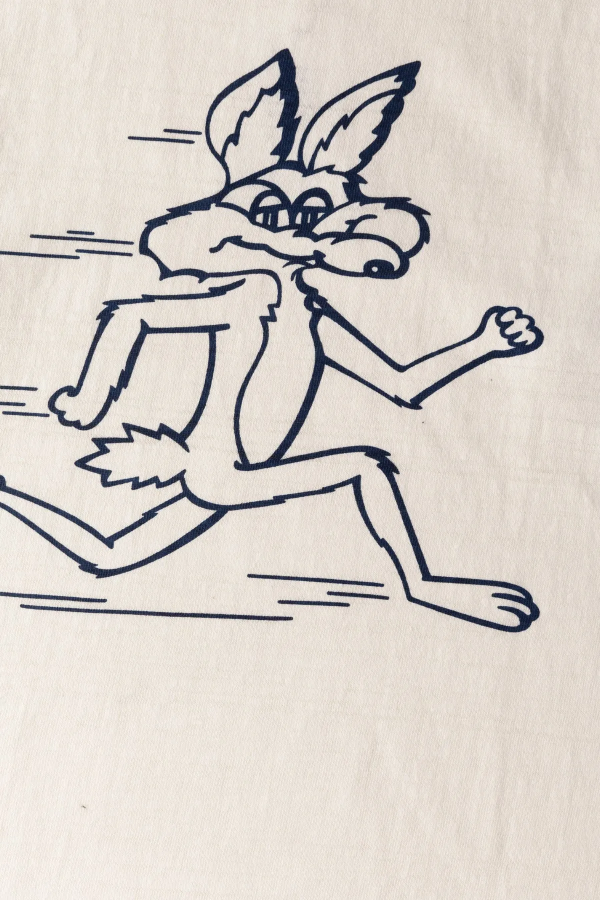 Coyote Baseball Tee L/S - Cream/Navy sold by Canoe Club product image thumbnail 3