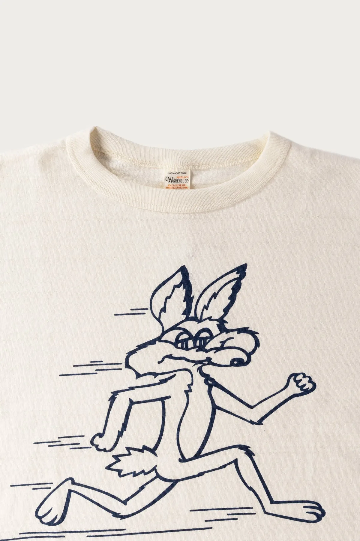 Coyote Baseball Tee L/S - Cream/Navy sold by Canoe Club product image thumbnail 2