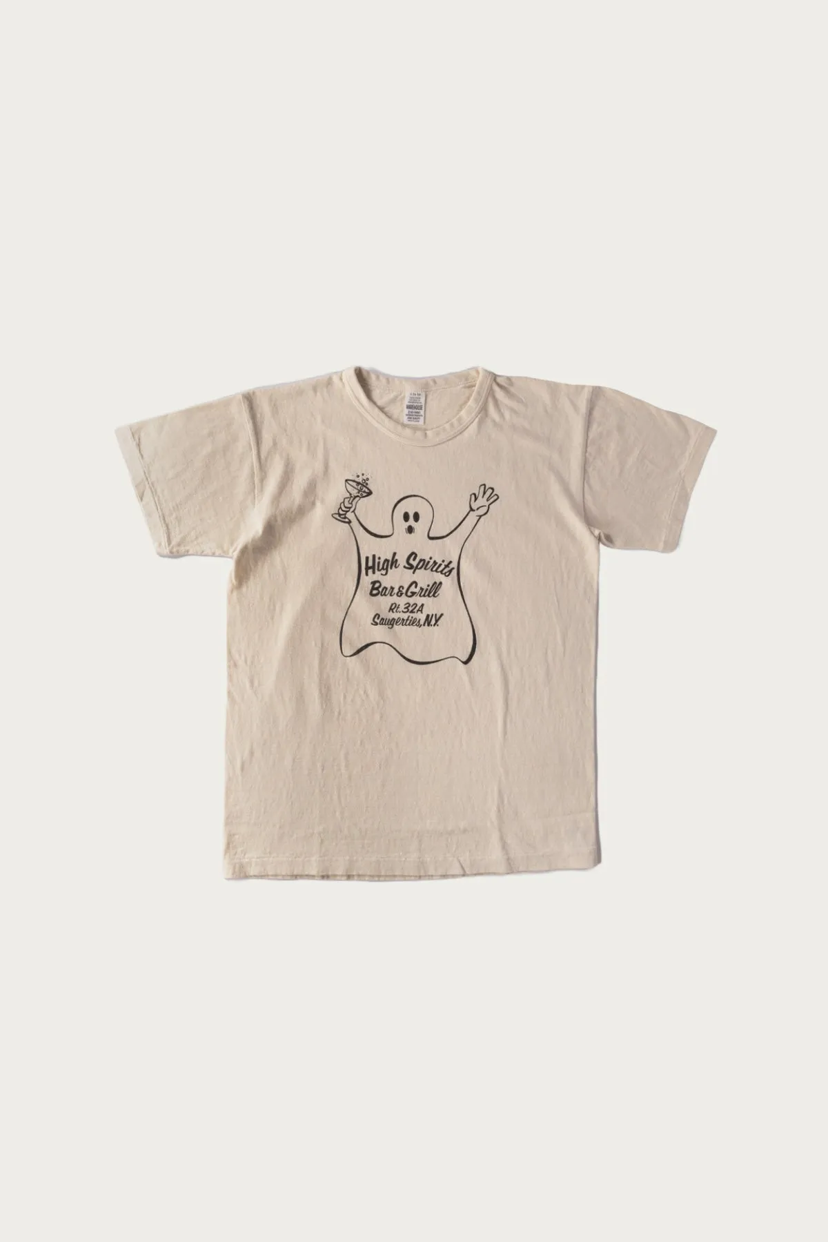 High Spirits T-Shirt - Cream sold by Canoe Club