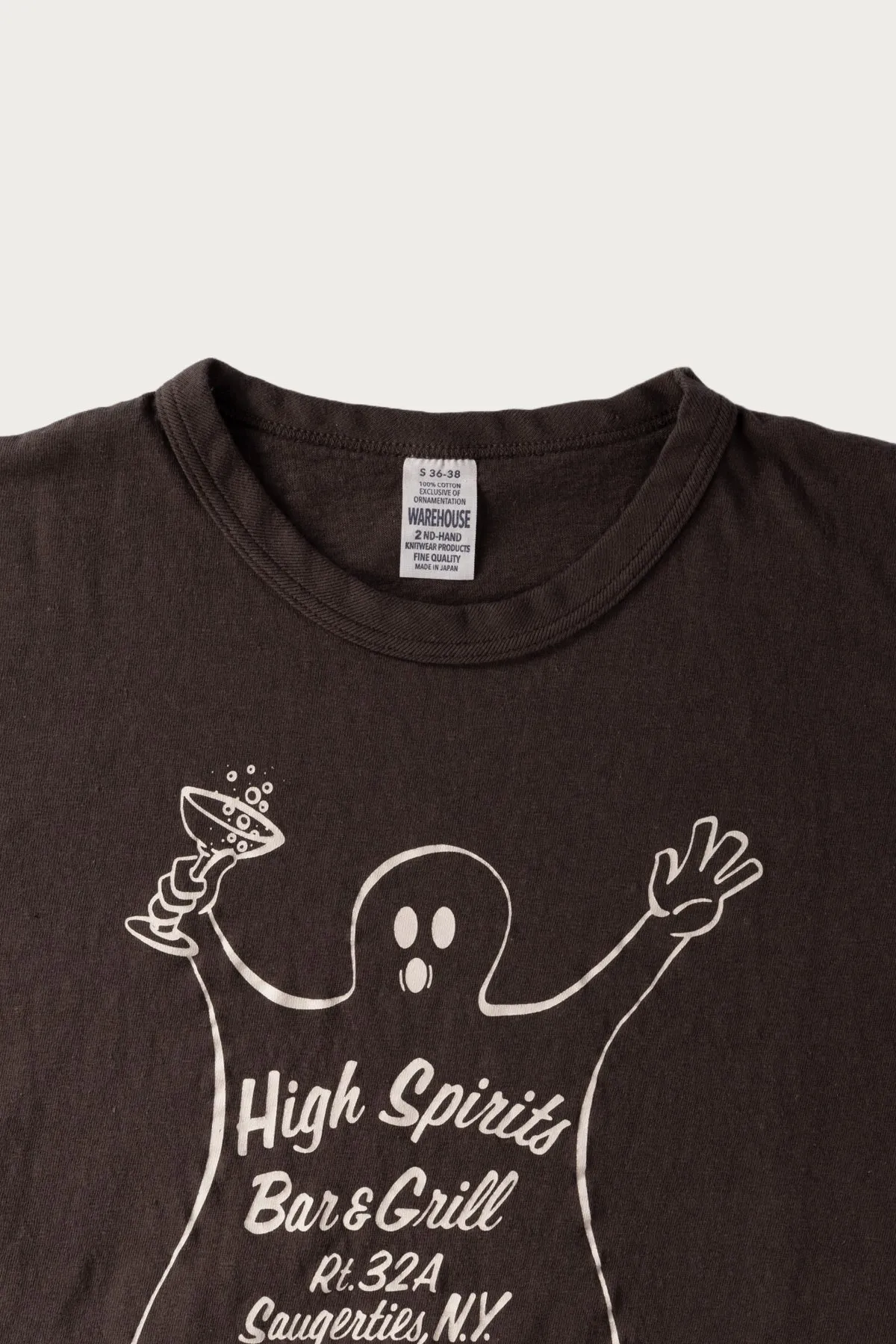 High Spirits T-Shirt - Charcoal sold by Canoe Club product image thumbnail 2