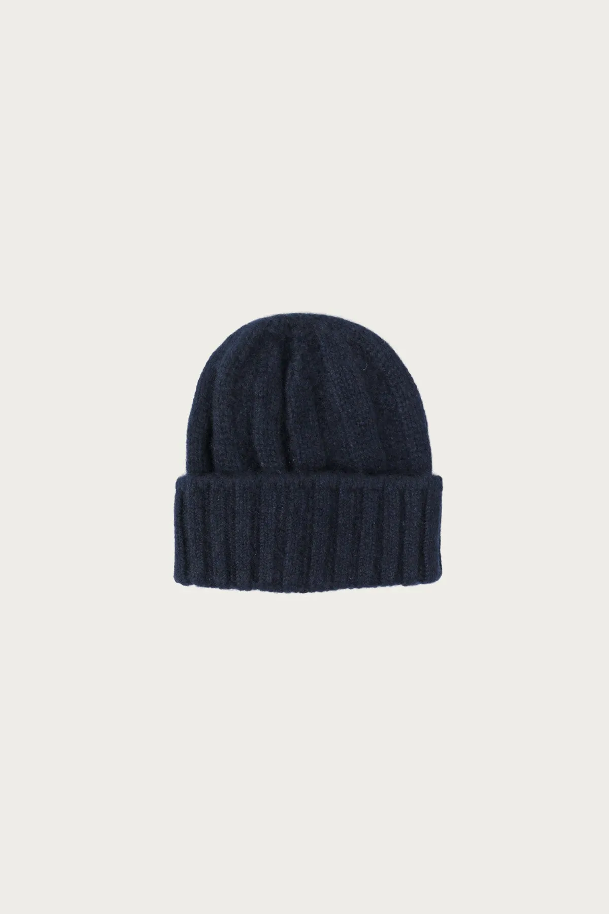 Cashmere Rib Watch Cap - Navy sold by Canoe Club