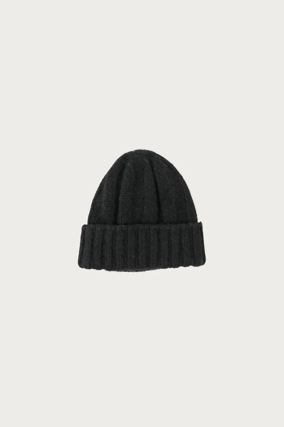 Cashmere Rib Watch Cap - Black sold by Canoe Club