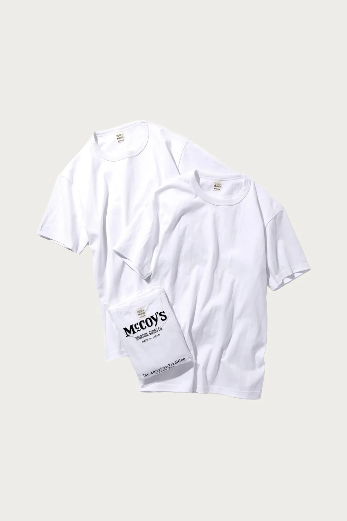 McCoy's 2-Pack Tees - White sold by Canoe Club product image thumbnail 2