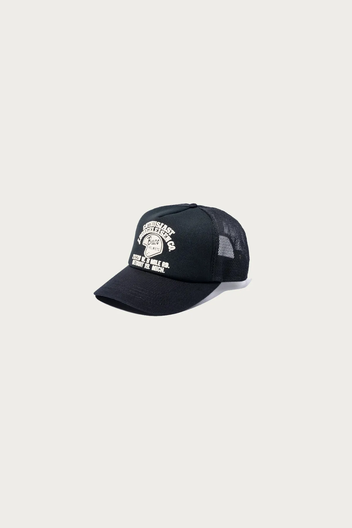 Buco Mesh Cap Enthusiast - Black sold by Canoe Club