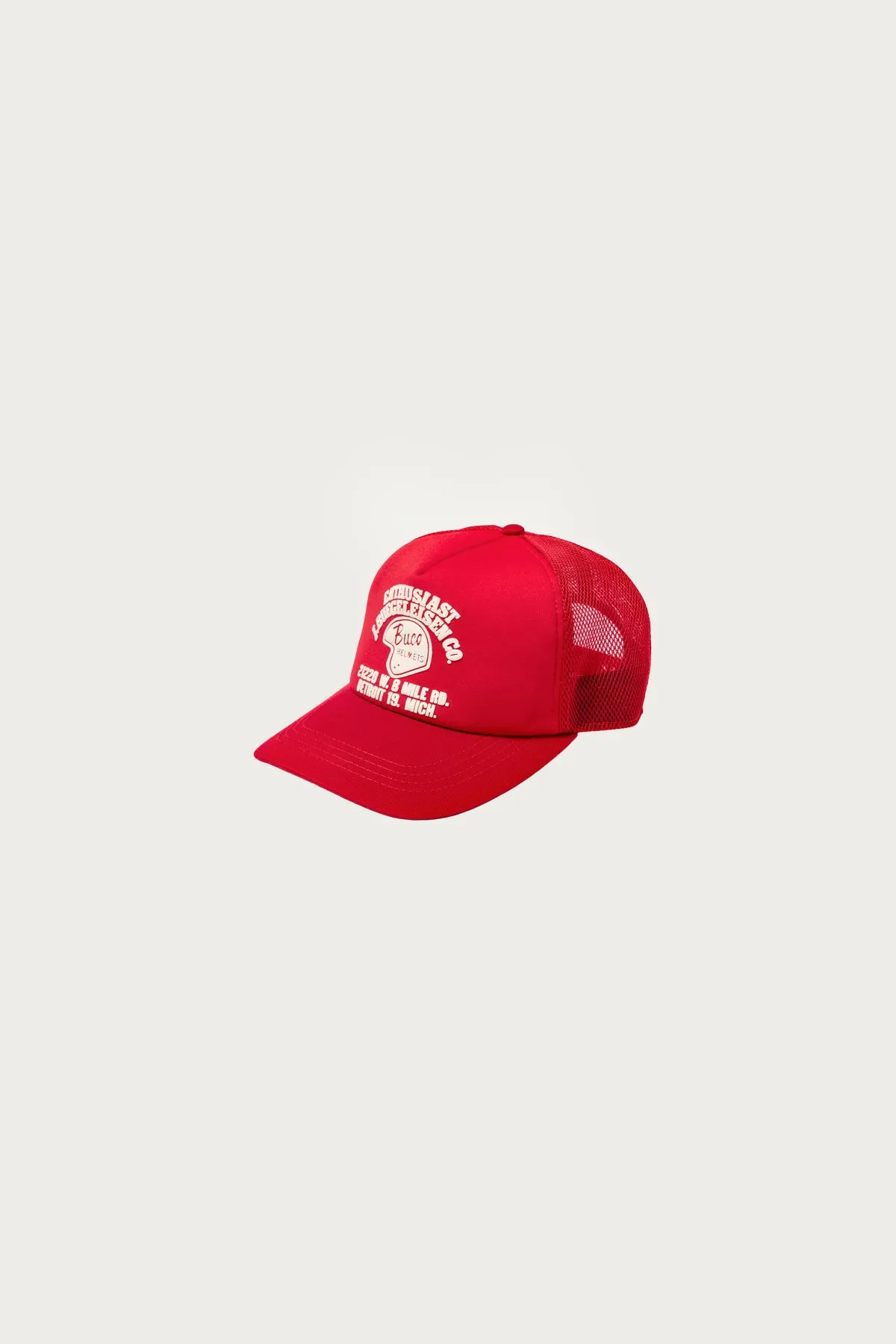 Buco Mesh Cap Enthusiast - Red sold by Canoe Club