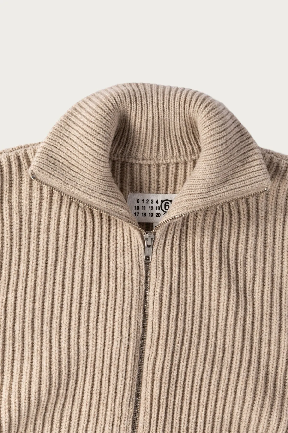Distressed Zip Sweater - Grey sold by Canoe Club product image thumbnail 2