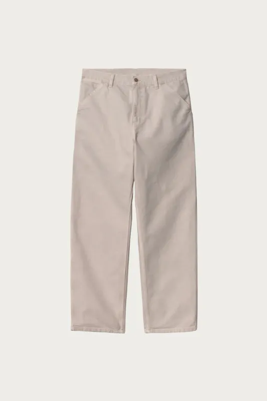 Single Knee Pant - Dusky Beige Stone Canvas made by Carhartt