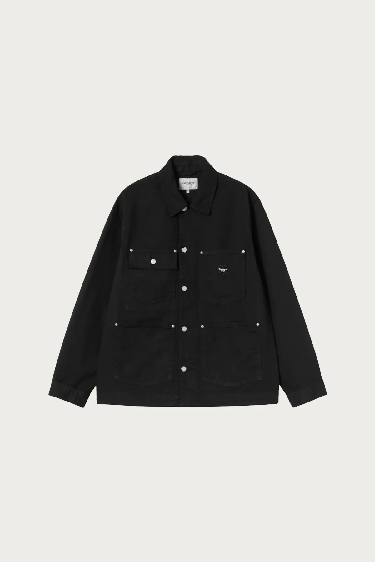 Drewe Chore Coat - Black Rinsed sold by Canoe Club