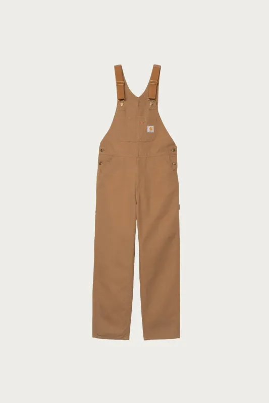 Bib Overalls - Hamilton Brown Rinsed made by Carhartt